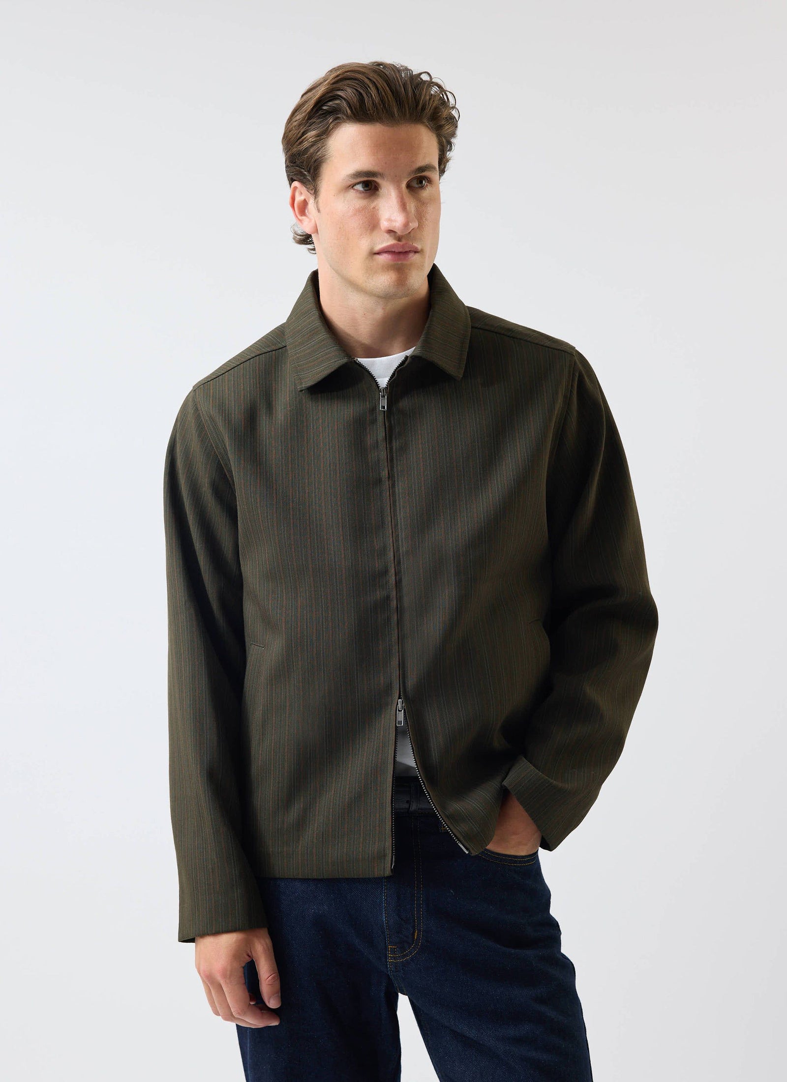 Men S Chapter Zip Up Jacket Green