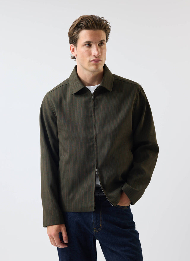 Men's Chapter Zip Up Jacket | Forest Green