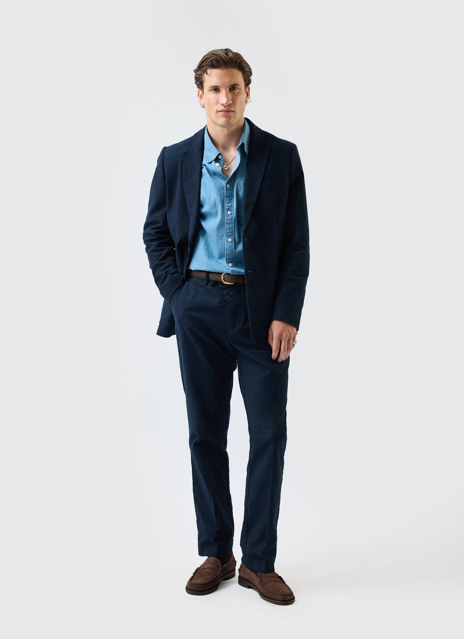 Tailored Moleskin Blazer