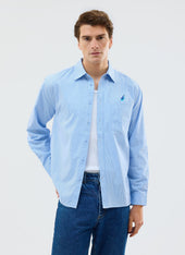 Yacht Stripe Oversized Shirt Cotton