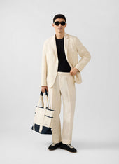 Tailored Linen Blazer | Cream