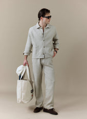 Sorrento Wide Leg Trousers | Linen | Cream