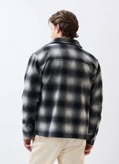 Check Overshirt Grey