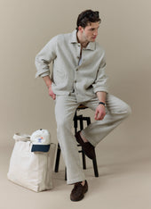 Sorrento Wide Leg Trousers | Linen | Cream