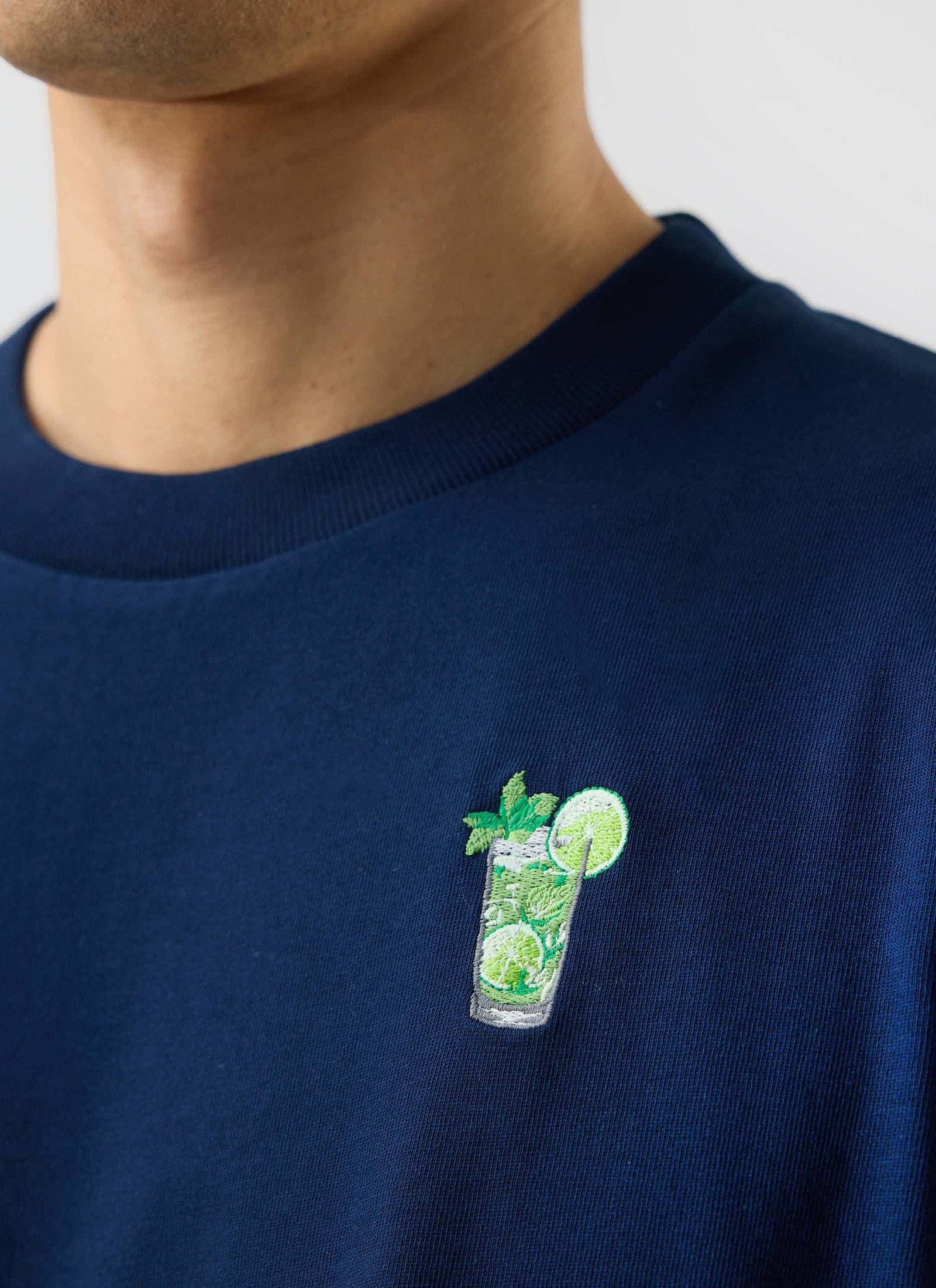 Mojito T Shirt Embroidered Organic Cotton