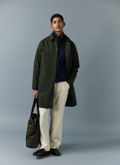 Greyson Long Trench Coat Waterproof With Olive