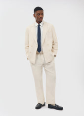 Tailored Double Breasted Blazer Linen