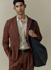 Tailored Linen Blazer