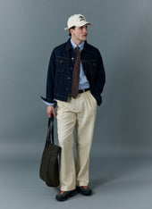 Western Trucker Jacket Denim Dark