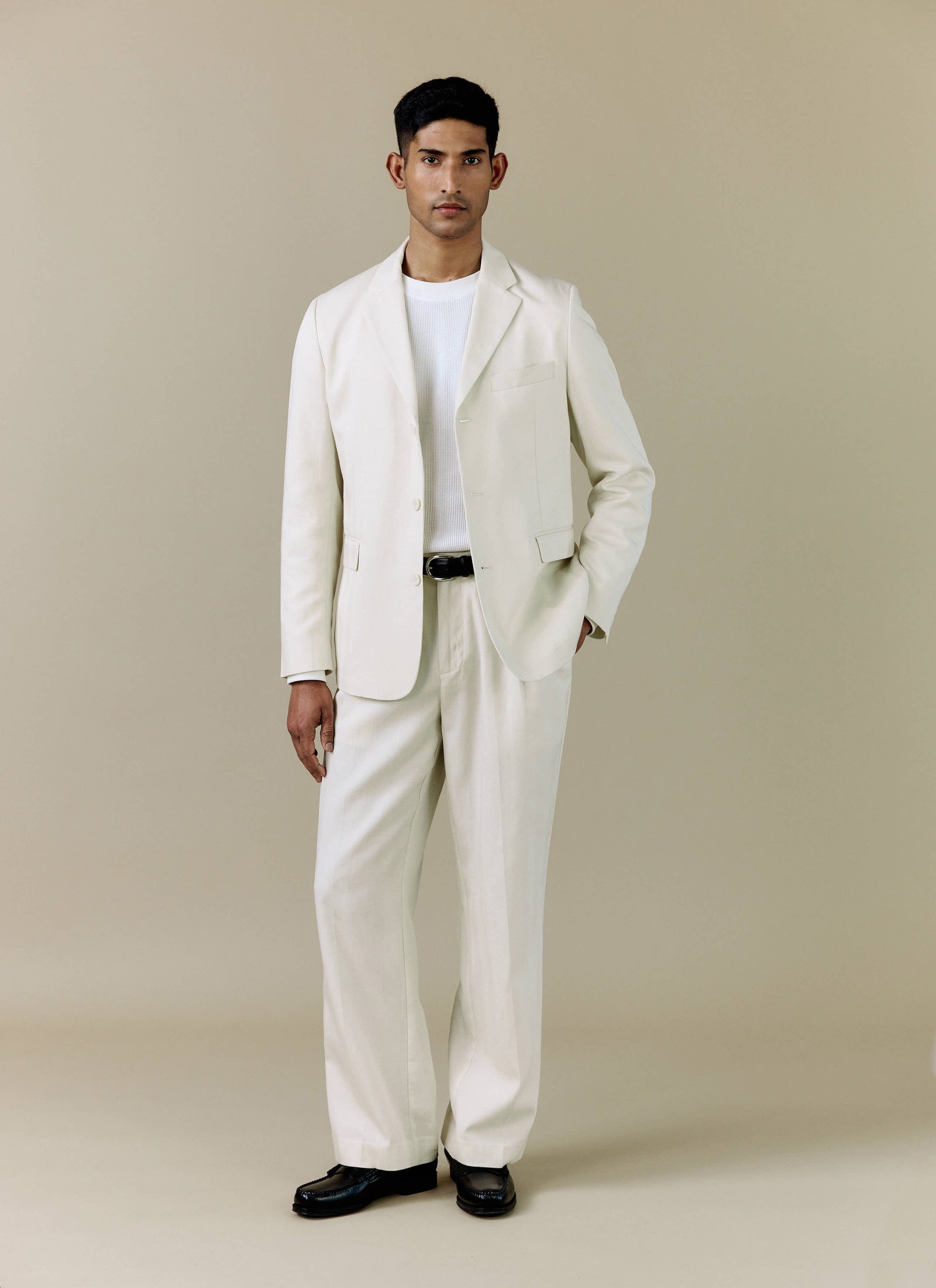 Tailored 3 Button Blazer Lyocell