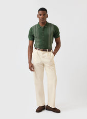Accolades Knitted Short Sleeve Shirt Cotton