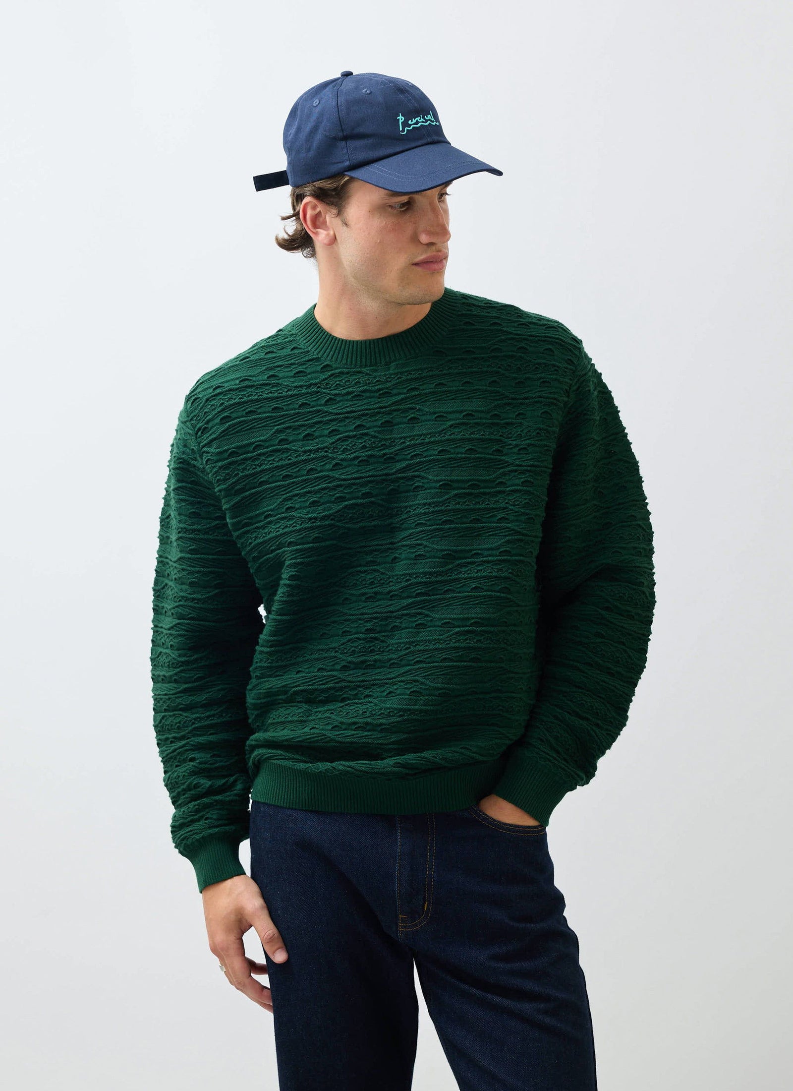 Tales Knitted Crew Neck Jumper Cotton
