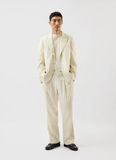 Lyocell Tailored Blazer | Percival x Warren | Cream