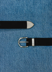 Suede Belt 100 Leather