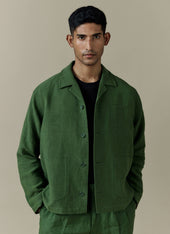Boxy Overshirt Linen