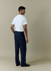 Pleated Tailored Trousers Linen