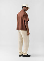 Short Sleeve Cuban Shirt Linen