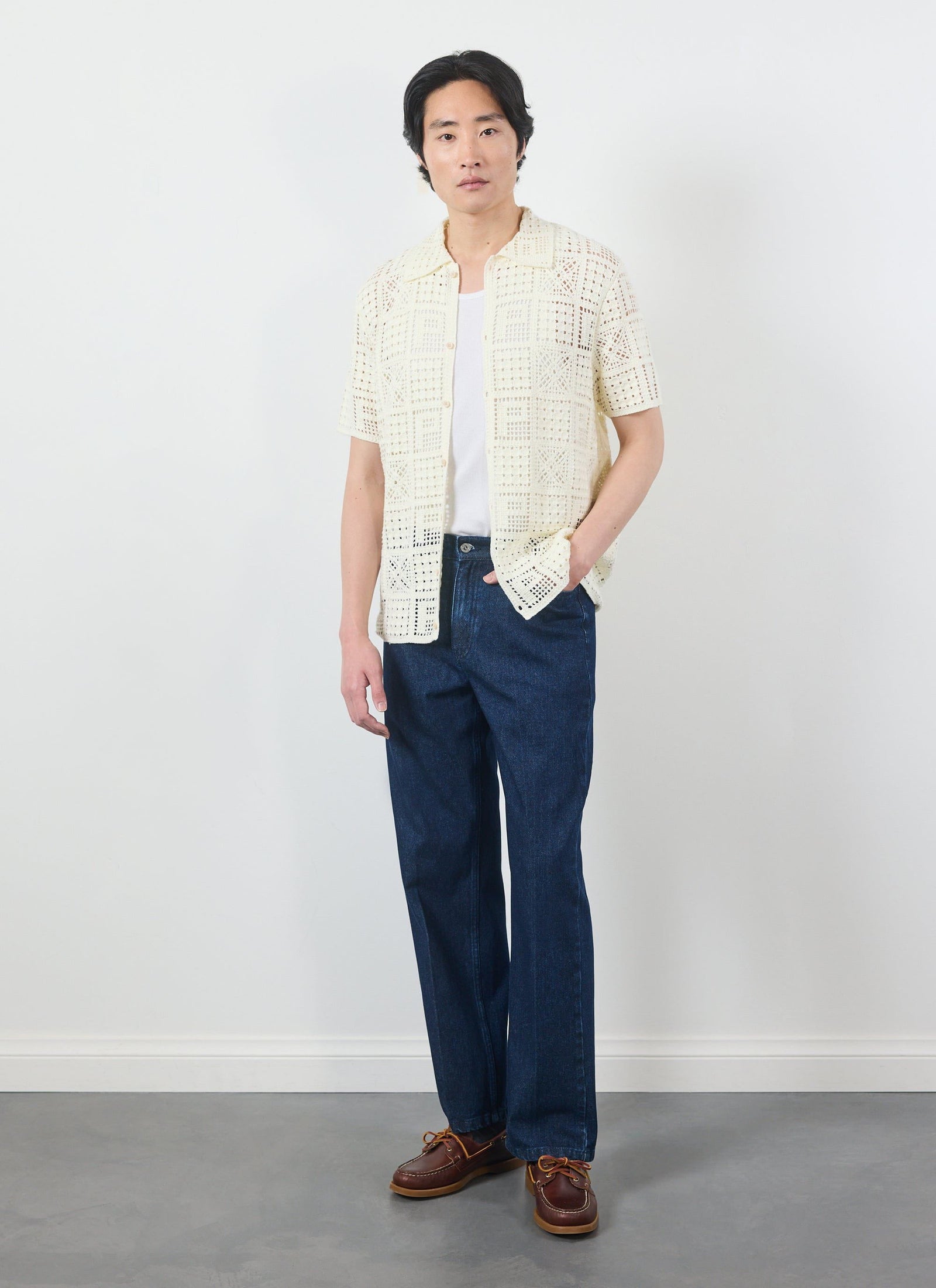 Crochet Groundsman Shirt Cotton
