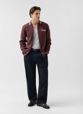 Pablo Cotton Knitted Shirt | Long Sleeve | Espresso