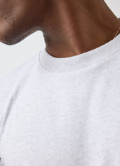 Men S Plain T Shirt Regular Fit Organic Cotton Grey