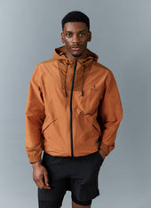 PCVL Zip Through Water Resistant Jacket | Rust