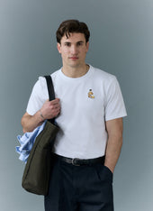 Old Fashioned T Shirt Embroidered Organic Cotton