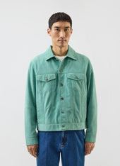 Suede Western Jacket Percival X Warren Green