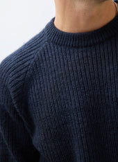 Fisherman Raglan Jumper Wool