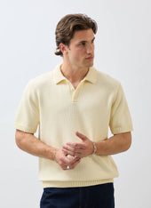 Verso Short Sleeve Knitted Shirt Cotton