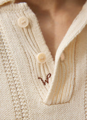 Wool Knitted Polo Percival X Warren