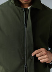 Greyson Long Trench Coat Waterproof With Olive
