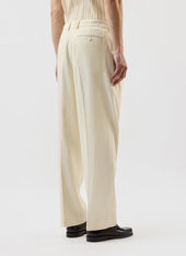 Pleated Lyocell Tailored Trousers Percival X Warren