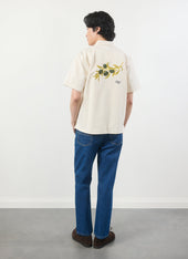 Embroidered Cropped Shirt White