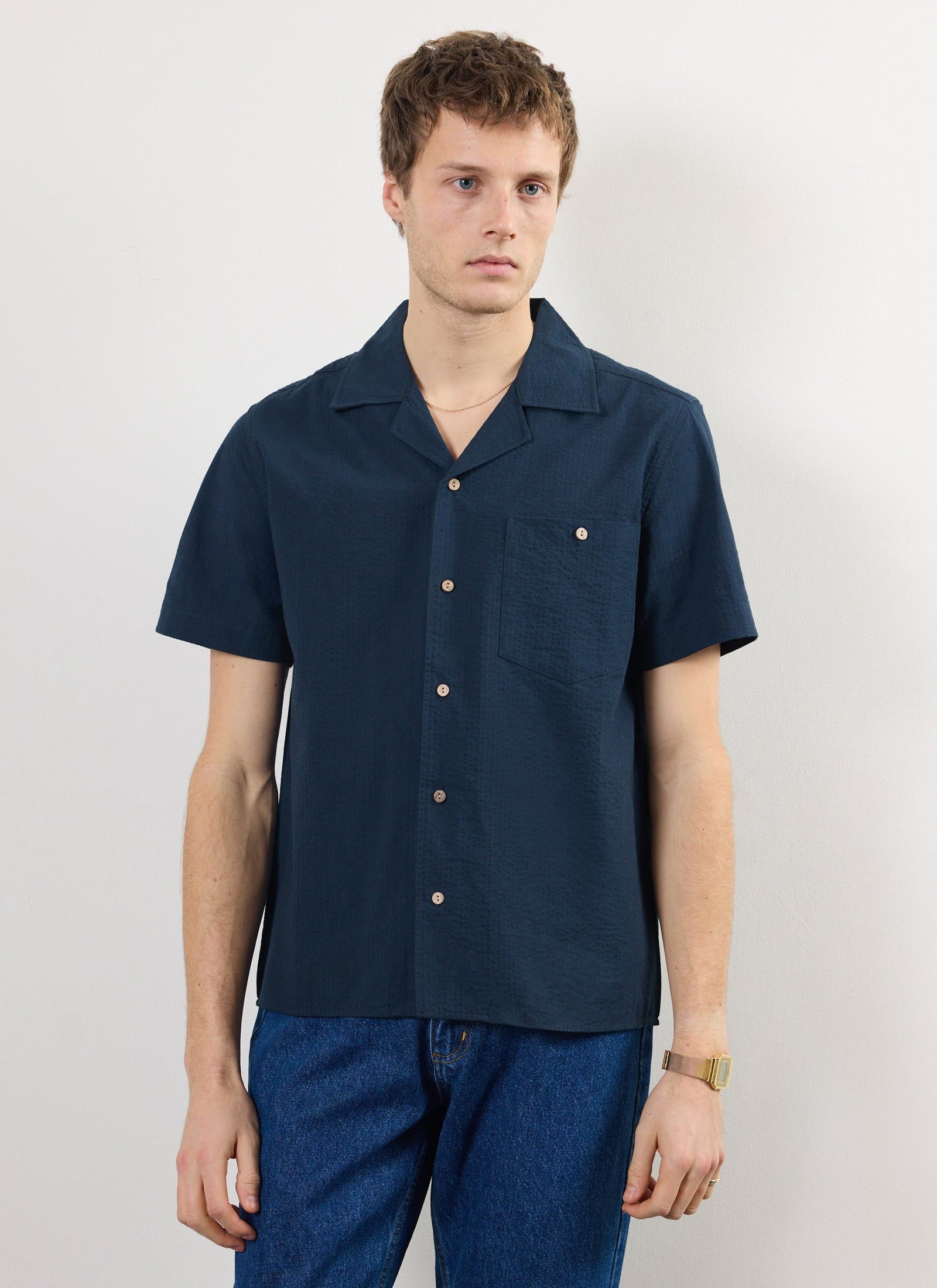 Cuban Shirt Seersucker