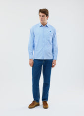Yacht Stripe Oversized Shirt Cotton