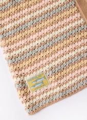 Sari Stripe Knitted Shirt | Cotton | Cream
