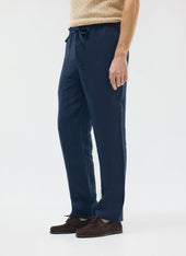Linen Everyday Trousers | Navy