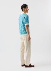 Farraris Negroni Knitted Shirt Cotton With White