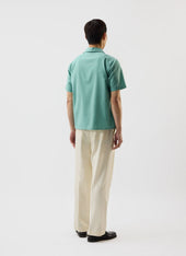 Drape Cuban Shirt Percival X Warren Green