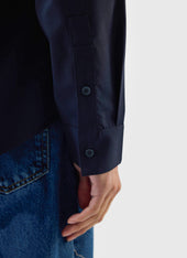 Men S Pleated Shirt Percival X Warren Blue