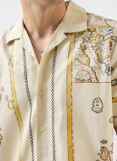 Ex Libris Cuban Shirt | Cotton Ripstop | Cream