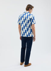 Market Diamond Cuban Shirt Cotton With