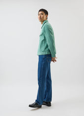 Suede Western Jacket Percival X Warren Green