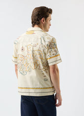Ex Libris Cuban Shirt | Cotton Ripstop | Cream