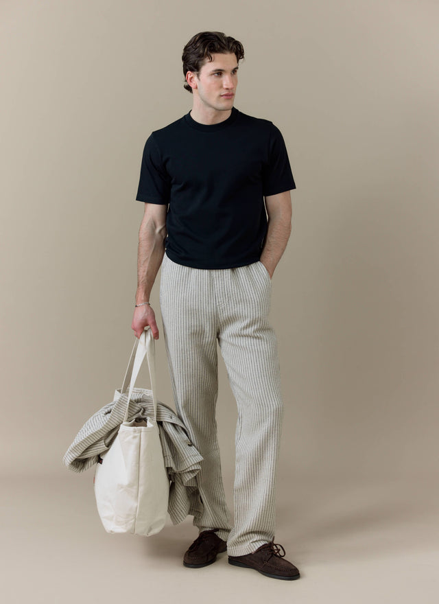 Sorrento Wide Leg Trousers | Linen | Cream