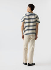 Breton Stripe T Shirt Organic Cotton With