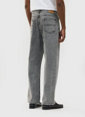 Wide Leg Denim Jeans Warm Grey Wash