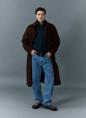 Relaxed Leg Jeans Cotton Light Wash Blue