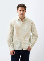 Binding Oversized Pearce Shirt Cotton