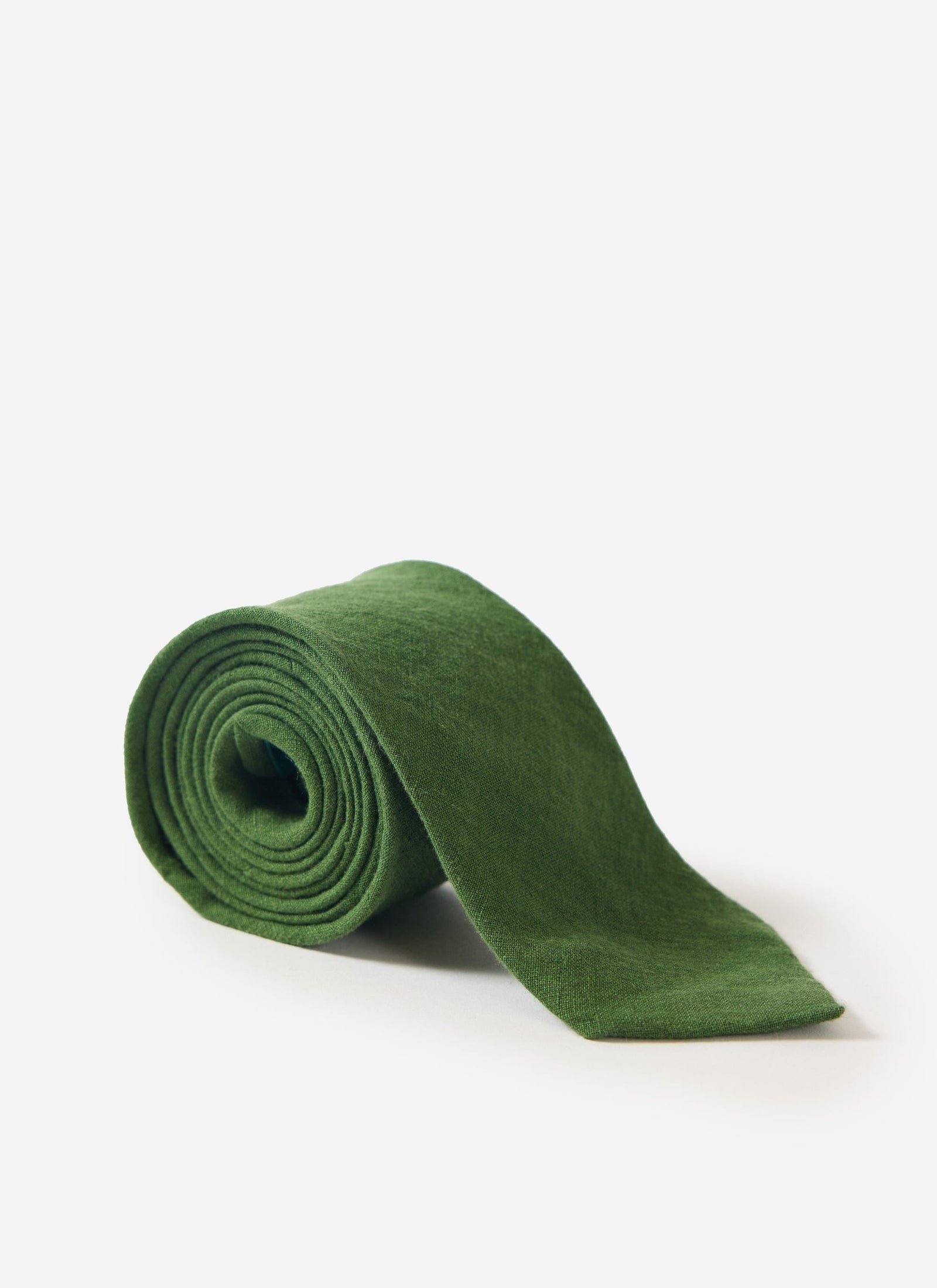 Linen Tie Green
